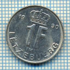 1163 MONEDA - LUXEMBURG - 1 FRANC -anul 1990 -starea care se vede