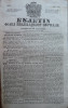 Buletin , foaia publ. oficiale in Principatul Moldovei , Iasi , nr. 35 din 1854, Alta editura
