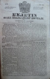 Buletin , foaia publ. oficiale in Principatul Moldovei , Iasi , nr. 35 din 1854, Alta editura