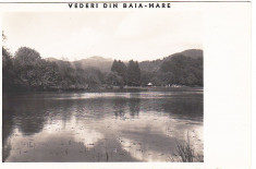 CP ,Baia Mare-Baia Sprie-Nagybanya-Felsobanya,aprox 1940,lacul Bodi,ed.Frankovits foto