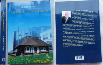 Mihai Iacobescu , Insemnari din vacanta , Iasi , 2010 , editia 1 cu autograf foto