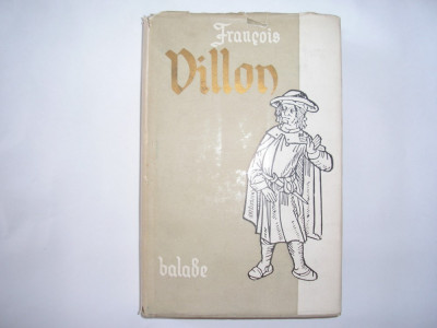 FRANCOIS VILLON - BALADE SI ALTE POEME 1956 rf6/1 foto