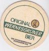 Suport de pahar / Biscuite Rara si Veche WERNESGGRUNER BIER