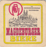 Suport de pahar / Biscuite Rara si Veche MAGDEBURGER BIERE