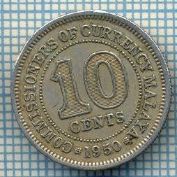 1226 MONEDA - MALAYA - 10 CENTS -anul 1950 -starea care se vede foto