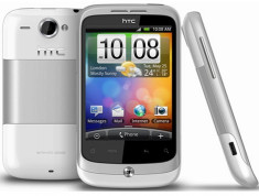 HTC wildfire S white noi sigilate la cutie 24luni garantie cu toate accesoriile oferite de producator!!PRET:95euro foto