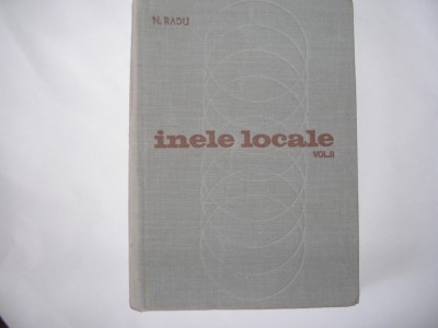 Inele locale Nicolae Radu ,vol 2 rf6/1 foto