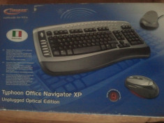 Vand kit tastatura + mouse Typhoon office navigator xp foto