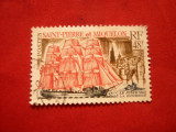 Timbru 48 Fr 1969 St.Pierre et Miquelon - Nava , stamp.