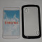 Husa LG Nexus 4, E960, spate alb transparent, laterale culoare neagra, ORIGINAL CASE, calitate A+++