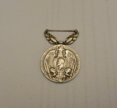 Medalie argint Carol I - 1913 foto