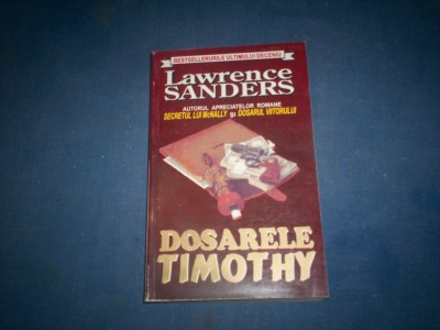 DOSARELE TIMOTHY LAWRENCE SANDERS foto