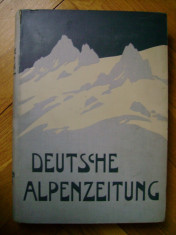 Deutsche Alpenzeitung DAZ (anuar alpin german, 1908) munti club montan 300 ill. foto
