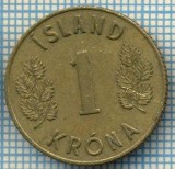 1275 MONEDA - ISLANDA - 1 KRONA -anul 1962 -starea care se vede