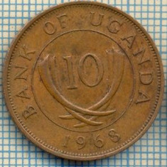 1339 MONEDA - UGANDA - 10 CENTS -anul 1968 -starea care se vede