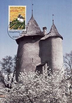1282a - Elvetia carte maxima 1987 foto