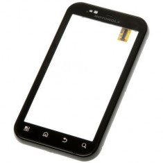 Carcasa rama fata geam sticla touchscreen digitizer touch screen Motorola MB526 Originala Original Noua Nou foto