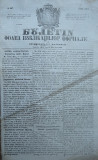 Buletin , foaia publ. oficiale in Principatul Moldovei , Iasi , nr. 67 din 1854