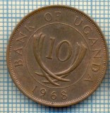 1337 MONEDA - UGANDA - 10 CENTS -anul 1968 -starea care se vede