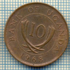 1337 MONEDA - UGANDA - 10 CENTS -anul 1968 -starea care se vede