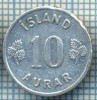 1309 MONEDA - ISLANDA - 10 AURAR -anul 1974 -starea care se vede