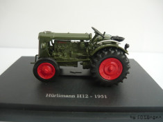 Macheta tractor Hurlimann H12 UH / Hachette 1:43 foto