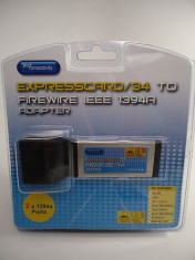 Express card to fireware - IEEE 1394a adapter / controller foto