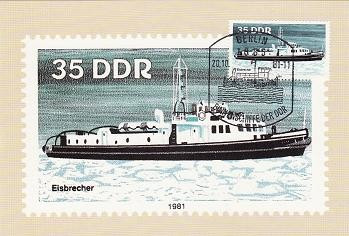 C4849 - Germania DDR carte maxima 1981 foto