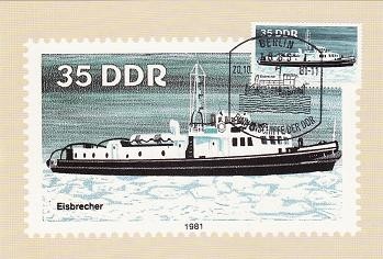C4849 - Germania DDR carte maxima 1981