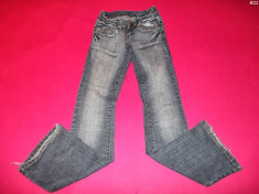 haine copii pantaloni de blugi pentru fete de 13-14 ani marimea 34 de la miss vivi jeans 95%bumbac si 5%elastan foto