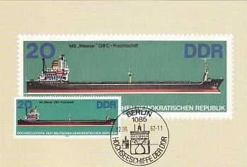 2361 - Germania DDR carte maxima 1982 foto