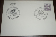 AUSTRIA 1970 - SPORT. SKI ALPIN. CARTE POSTALA MNH (PA30) foto