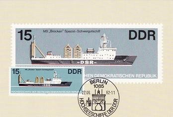 2360 - Germania DDR carte maxima 1982 foto