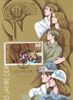 2533 - Germania DDR carte maxima 1984