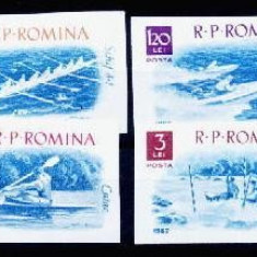 B1848 - Romania 1962 - Sporturi nautice serie completa,neuzata,nedantelata