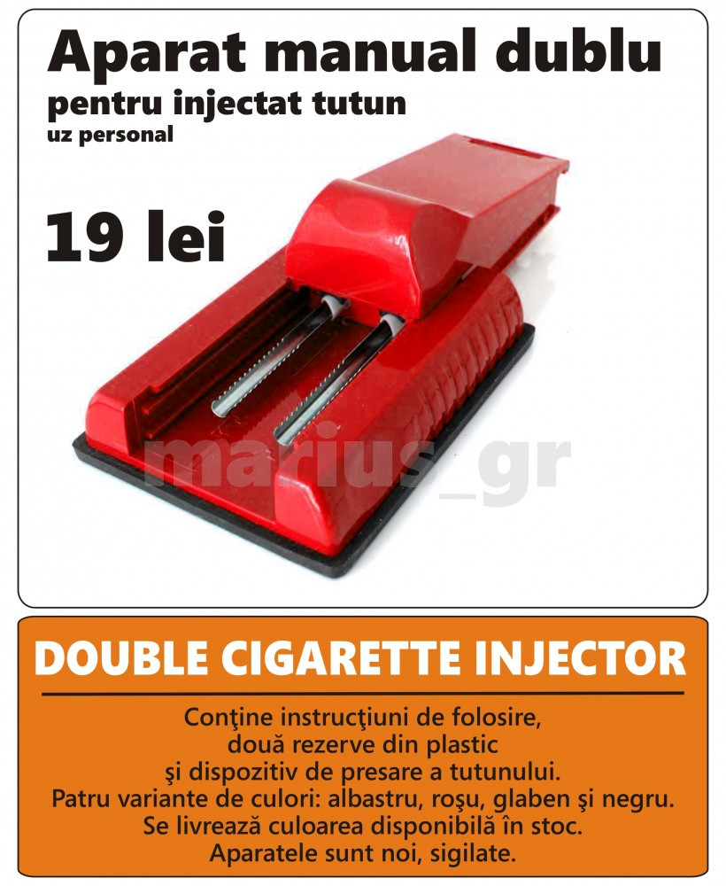 DUBLU - Aparat pentru injectat tutun in tuburi de tigari | Okazii.ro