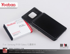 Capac Spate + Baterie 3300mAh Samsung Galaxy S2 i9100 by Yoobao Originala Black foto