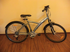 Bicicleta B&amp;#039;Twin Original 5 Grey Daily impecabila + accesorii foto