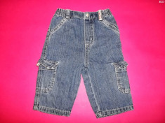 haine copii pantaloni de blugi pentru baieti de 4-6 luni de la baby club 100%bumbac foto