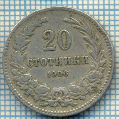 1377 MONEDA - BULGARIA - 20 STOTINKI -anul 1906 -starea care se vede