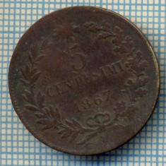 1450 MONEDA - ITALIA - 5 CENTESIMI -anul 1867 -starea care se vede