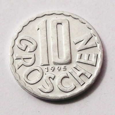 G2. AUSTRIA 10 GROSCHEN 1995 ** foto