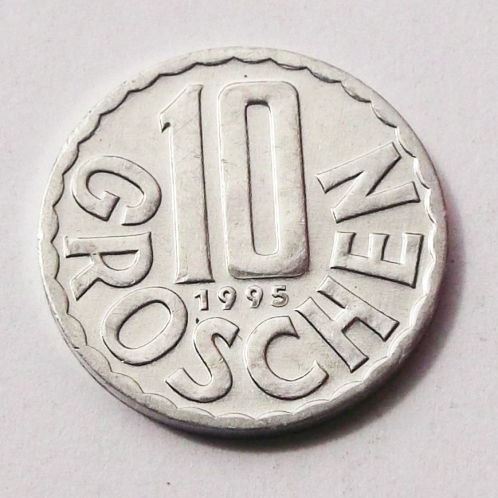 G2. AUSTRIA 10 GROSCHEN 1995 **