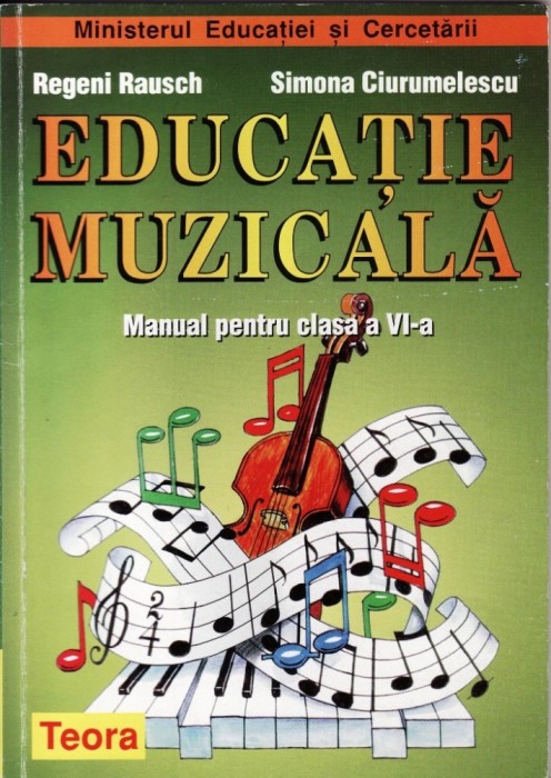 Educatie Muzicala Manual Pt Cls A V A De Regeni Rausch Ed Teora