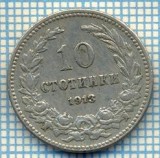 1378 MONEDA - BULGARIA - 10 STOTINKI -anul 1913 -starea care se vede