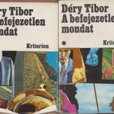 (E1196) - DERY TIBOR - A BEFEJEZETLEN MONDAT (2 VOL.) - LB. MAGHIARA