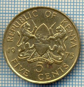 1438 MONEDA - KENYA - 5 CENTS -anul 1975 -starea care se vede foto