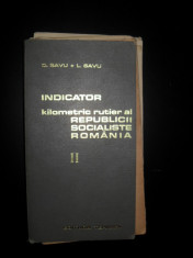 Indicator kilometric rutier, D. Savu, L.Savu foto