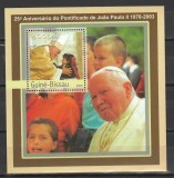 GUINEA BISSAU 2003 RELIGIE PAPA IOAN PAUL II COTA MICHEL 15 EURO