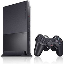 Consola Sony PlayStation 2 Slim model SCPH-90004,manete si card de memorie de 8 Mb incluse foto